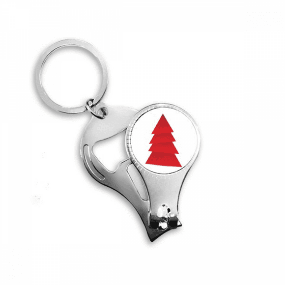 mas tree origa pattern nail nipper key chain bottle opener clipper