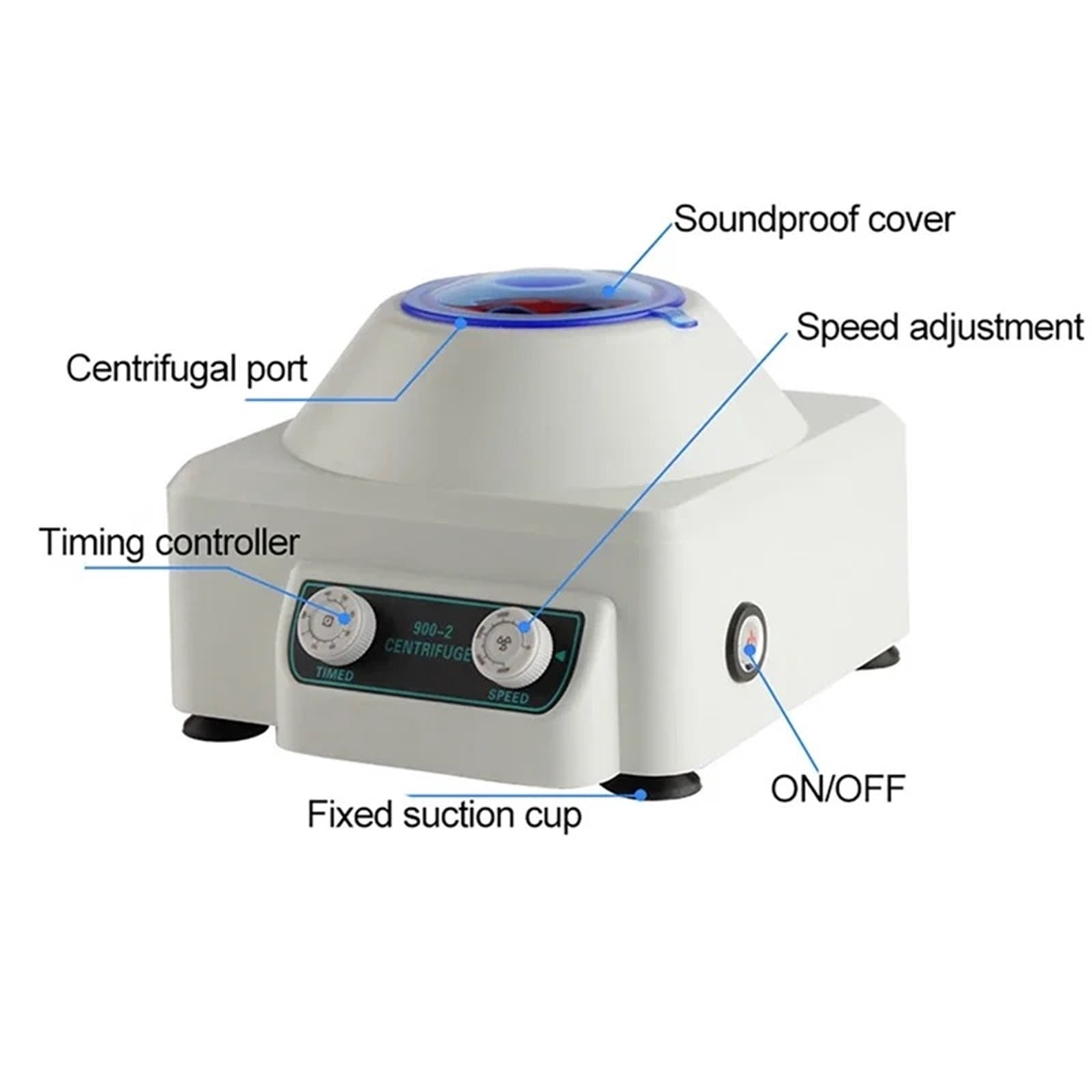Laboratory Electric Centrifuge 900-2 Low Speed 4000rpm 2086xg PRP PRF Separate Machine ,High Lab Quality Material