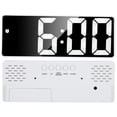 thumbnail image 4 of Reloj despertador digital, reloj electrónico con pantalla LED, reloj despertador USB, reloj electrónico de tecnología innovadora, 4 of 12