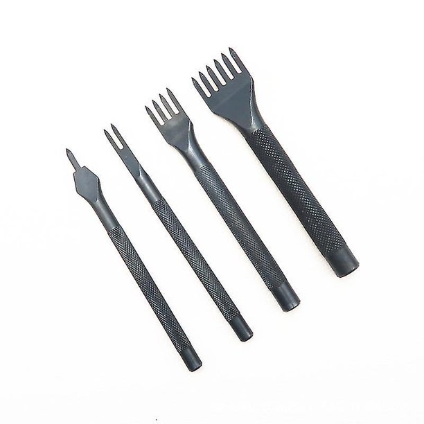 Herramienta de artesanía de cuero, diamante, cincel de costura de encaje, kit de herramientas de costura