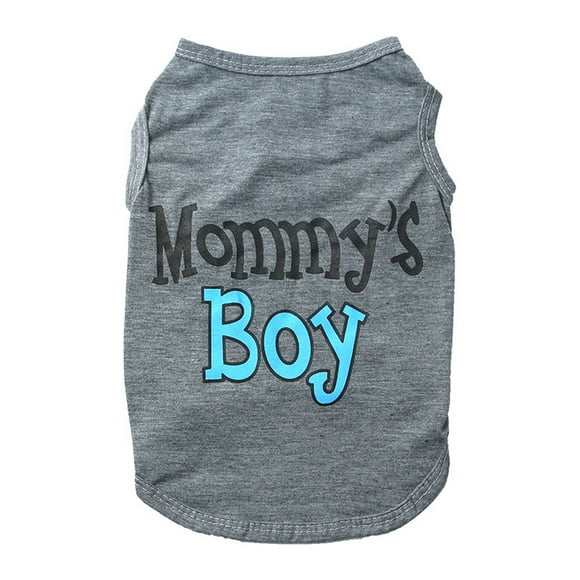 Wamans Dog Clothes Pet Clothes Mom Son Puppy Vest Spring Summer Dog Pet Clothes