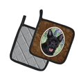 thumbnail image 2 of Carolines Treasures SS8013PTHD Kelpie Australien Paire de Porte-Pot, 7,5 x 3 x 7,5 Po., 2 of 3