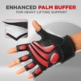 thumbnail image 6 of WYOX Weight Lifting Gloves White S, Gym Workout Gloves for Women & Men, Lifting Gloves with Wrist Support, 6 of 10