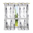 thumbnail image 6 of Yayeee Window Curtains Light Filtering 63"x52" Grommet Panel Pair Home Living Room Decor, Astronaut Pattern, 6 of 7