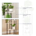 thumbnail image 3 of Soporte para Plantas Bluelander, Estante de 5 Niveles, Blanco/Negro, 3 of 5
