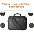 thumbnail image 4 of Bolso de Hombro para Laptop de 15.6", Negro, Gran Capacidad (Bolsa de 10), 4 of 6