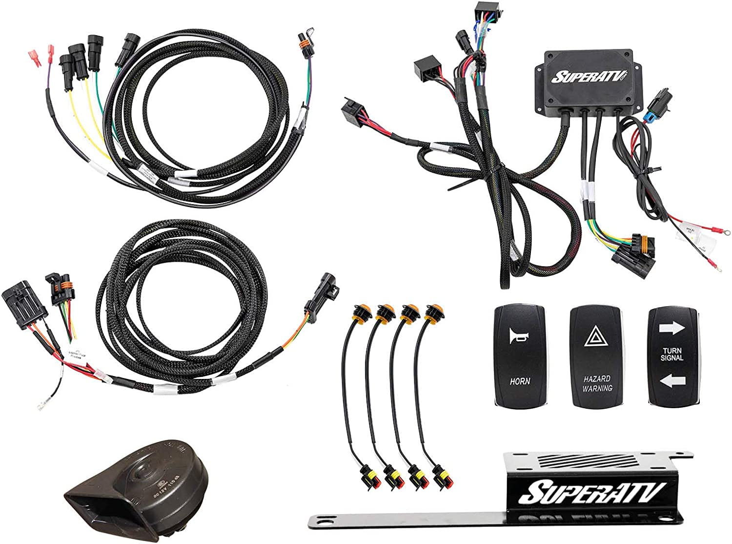 SuperATV Deluxe Turn Signal Kit for 20162018 Polaris RZR S 1000 With