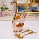 thumbnail image 2 of Tenedores con soporte de base de cisne, elegante juego de tenedores con soporte de base de cisne, vajilla, diseño a prueba de futuro, 2 of 7