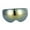 Gold, variant on BAOSITY Visor Face Accessory,Protective 3 Snap Simple Installation Repair Parts Flip up Dark Brown
