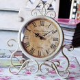 thumbnail image 4 of Elegante reloj de mesa vintage, reloj de escritorio antiguo con números romanos para una decoración del hogar atemporal, 4 of 4