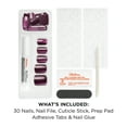 thumbnail image 5 of Sally Hansen Salon Effects Perfect Press-On Nails, Don't Be Jewel, Non-Damaging, Easy to Apply, 5 of 11