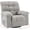 Grey, variant on Rocking Recliner Chair,360° Swivel,30° Rocking,135° Tilt,Chenille Upholstery,Q235 Steel Frame Glider Nursery Chair for Small Spaces