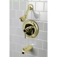 thumbnail image 2 of Kingston Brass KB2632DL Concord Tub & Shower Faucet, Polished Brass, 2 of 2