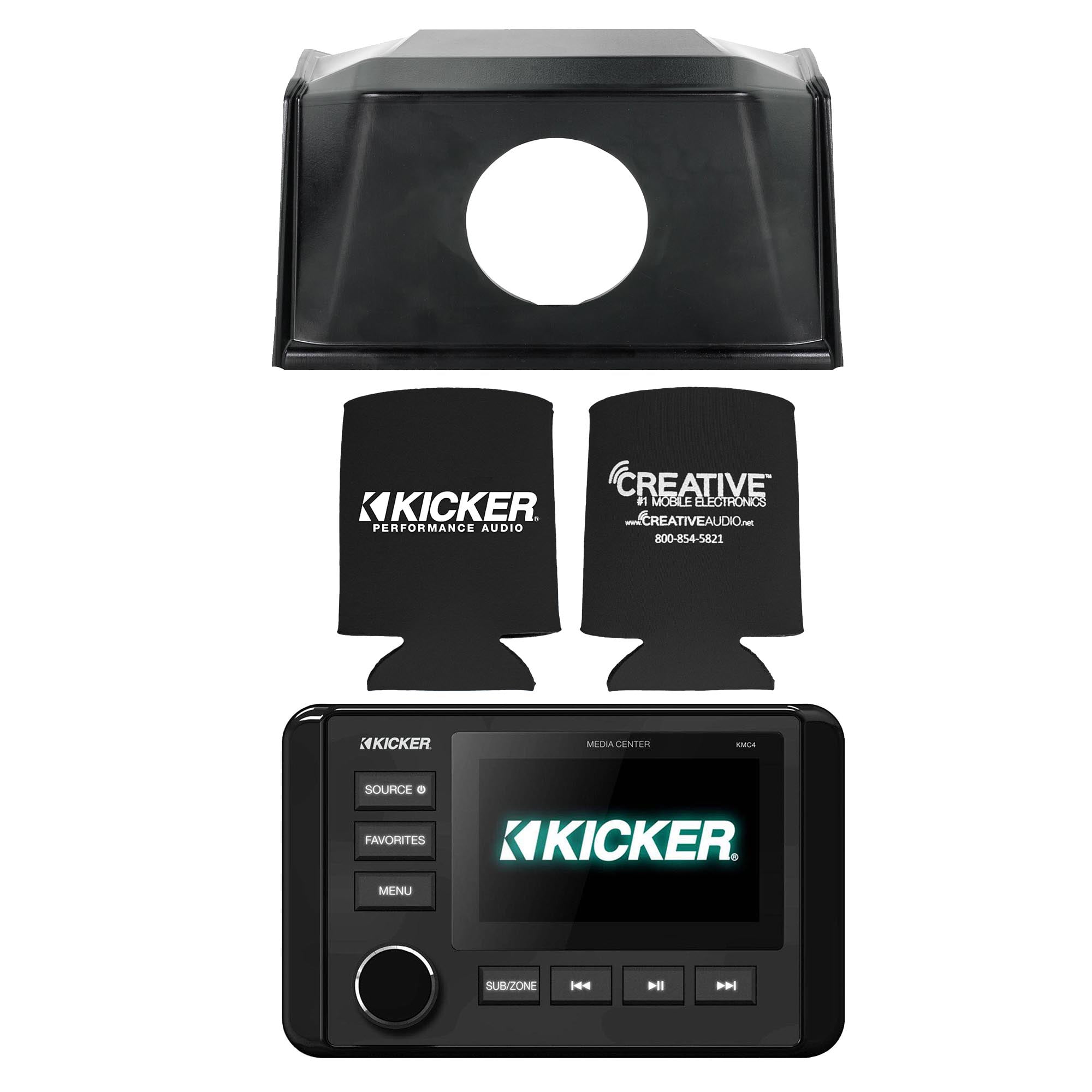 Polaris 2019 and up RZR SPXRZRDASH2 Radio Mounting Kit and KICKER