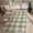 Green, variant on Lahome Decor 5'x7' Modern Washable Area Rugs for Living Room, 5x7ft Non-Slip Rugs for Bedroom, Farmhouse Checkered Rug, Moroccan Neutral Soft Low Pile Carpet for Office Dining Room Playroom,Green