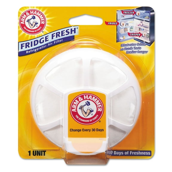 Arm & Hammer Fridge Fresh Baking Soda, Unscented, 5.5 oz, (Pack of 8)