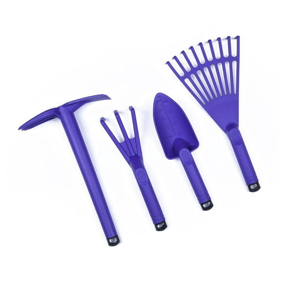 Mintra Garden - Garden Tools 4pk - (Cultivator, Trowel, Shovel, Rake)
