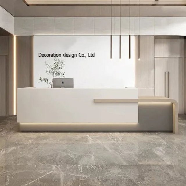 Pulpit Front Reception Desks Podium Restaurant Tables Pulpitos Standing Office Shop Counter Bar Register Bureau Shop Furniture My Lux Decor Round