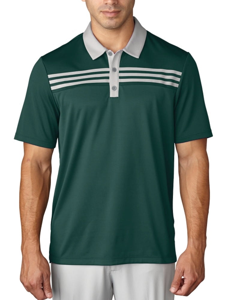 adidas 3 stripe golf shirts