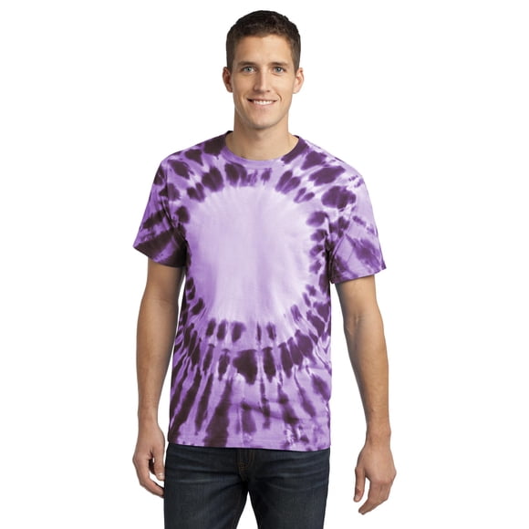 Port & Company -Camiseta Tie-Dye con ventana 4XL P?rpura Puerto & Compa??a PC149