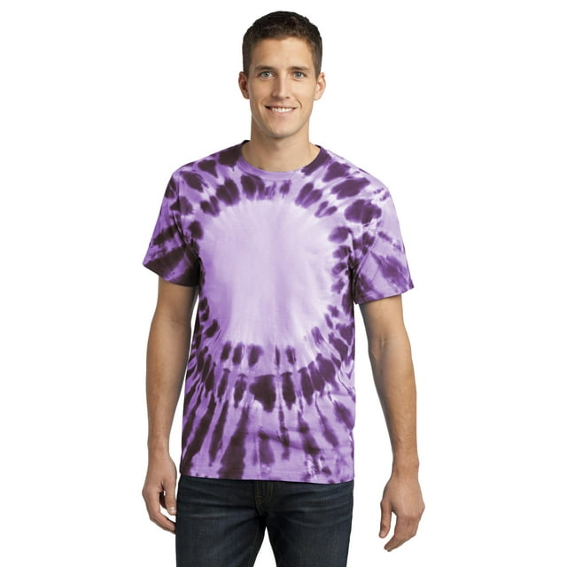 Port & Company -Camiseta Tie-Dye con ventana 4XL P?rpura Puerto & Compa??a PC149