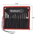 thumbnail image 4 of Punch And Chisel Set, 16 Pieces- Includes Taper Punches, Cold Chisels, Pin Punches, Center Punches, Chisel Gauge, and Storage Case- By Stalwart, 4 of 10