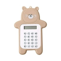 YANHAIGONG Back To School Supplies Sale!Calculators Desktop,Basic Calculator for School,Cute Bear Calculator,Basic Button Battery Powered,Handheld Calculator Schools and Children