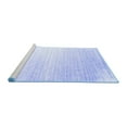 thumbnail image 2 of Ahgly Company Machine Washable Indoor Square Abstract Blue Contemporary Area Rugs, 6' Square, 2 of 4