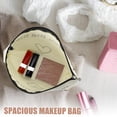 thumbnail image 5 of Unique Bargains 1Pc Large Durable Storage Gift Organizer Makeup Bag for Toiletries Beige, 5 of 7