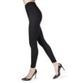 thumbnail image 5 of MeMoi Women's 3D Cable Shaping Leggings - Womens - Female (Medium/Large, Black), 5 of 5