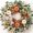 26 Inch, variant on 26in Fall Wreaths for Front Door Outside, Fall Decorations for Home, Large Autumn Wreath with Bow Pumpkin Thanksgiving Halloween Farmhouse Outdoor Porch Table Kitchen Indoor Harvest Decor