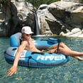thumbnail image 6 of Intex: River Run 1 Pro - Teal - 55" Inflatable Tube, Floating Water Lounger, Phone Mount, Cup Holder, Storage Bag, Mesh Bottom, Backrest, 220lb Cap, 6 of 15