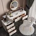thumbnail image 2 of Multifunctional Storage Cabinet Bedroom Dressing Table Furniture Bedroom Dressers Dressers Tocador Maquillaje Home Furniture My Lux Decor Round, 2 of 19