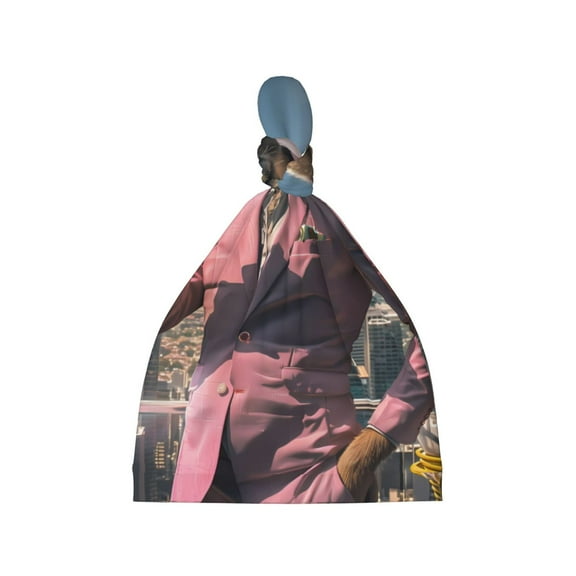 Sikiie Stylish Kangaroo In Suit Baby Newborn Hats, Infant Knotted Baby Hat, Beanie Top Knot Caps for Baby Boys Girls