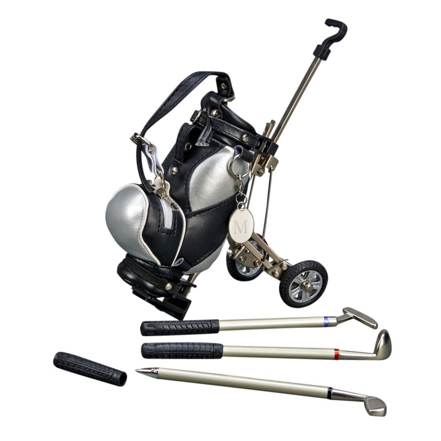 CGI Golf Pens with Golf Bag Holder, 4-Piece Set