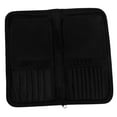 thumbnail image 4 of QIFULL Back to School 1Set Artists Paint Brush Storage Black Canvas Holder for Brush Transportation Travel, 4 of 8