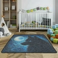 thumbnail image 3 of WOBOGO Cool Black Wolf Baby Playmats Extra Large Waterproof Rollable Activity Pads for Toddlers 50×50inch, 3 of 7
