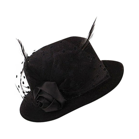 putnchl Dog Cat Puppy Hat Headband Hat Headwear Pet Hat Fashion Decoration Top Hats Gentleman Fedora Dog Cap For Christmas Party