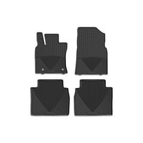 WeatherTech All-Weather Floor Mats compatible with 2019-2022 Toyota Avalon Hybrid - 1st & 2nd Row, Black