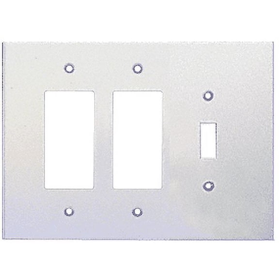 CRL PMP305 Clear Double Designer Switch Acrylic Mirror Plate