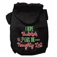 thumbnail image 2 of Mirage Pet Hope Rudolph Eats Naughty List Screen Print Dog Hoodie Black XXXL, 2 of 2