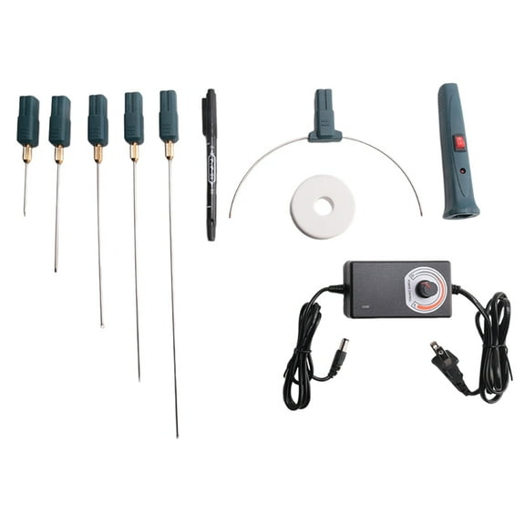 Hot Wire Foam Cutter Kit with Temperature Controller,100-240V/24W Electric Cutting for Art Craft EVA CarvingUS Plug