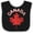Black and White, variant on Inktastic Canada Maple Leaf Boys or Girls Baby Bib