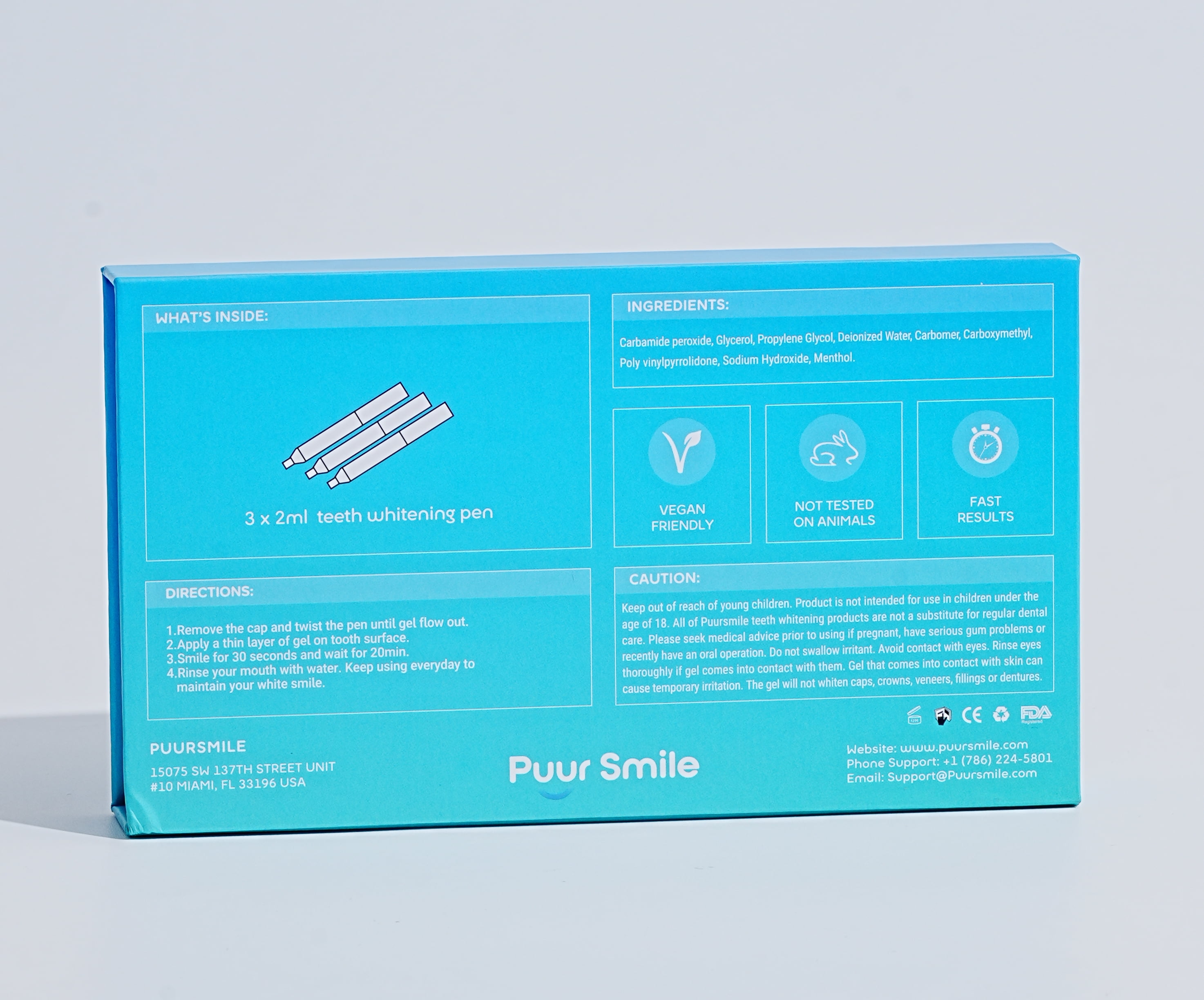 Teeth Whitening Kit – LED Light & Whitening Gel with Remineralization Syringes – Professional-Grade Whitening for Sensitive Teeth – Removes Stains from Coffee, Wine, & Smoking