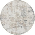 thumbnail image 3 of Bliss Rugs Modern Contemporary Abstract Round Rug for Living Room, Dining Room | Gray, 7'10''Round, 3 of 5