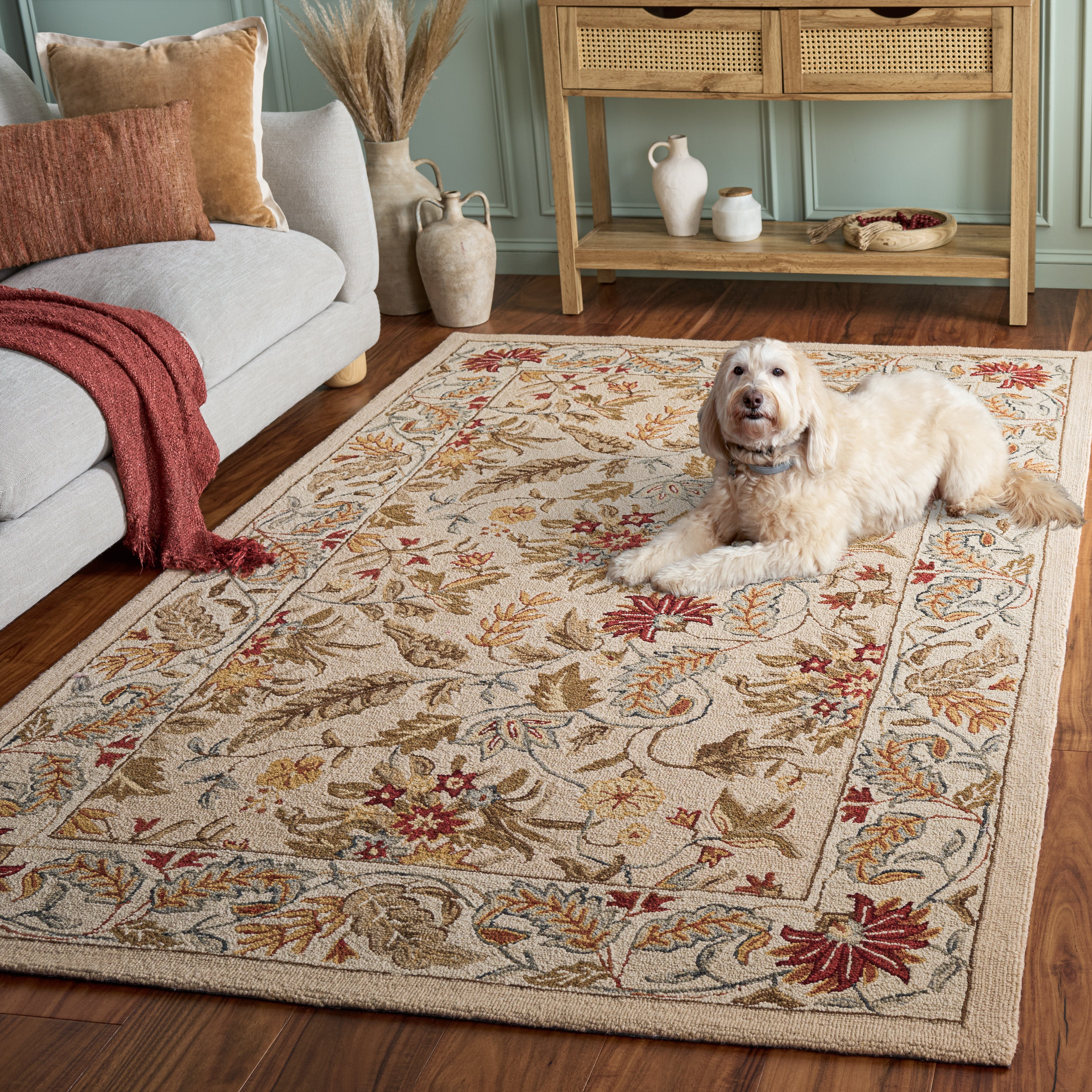 Safavieh Chelsea Alaia Oriental Area Rug, Ivory, 6' x 9'
