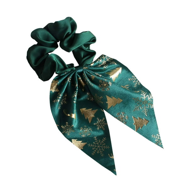 Ahabrexf Christmas Large Scrunchie Fashion Elastic Hairband
