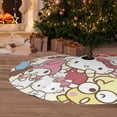thumbnail image 6 of Saiise Christmas Tree Skirt 30" ,Xmas Tree Skirts with Sanrio W Pattern,Tree Mat for Indoor Outdoor Christmas Winter Holiday Party Indoor Decorations, 6 of 7