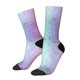 thumbnail image 1 of Fotbe Beautiful Glitter Calcetas Largas con Estampado para Hombre y Mujer – Calcetas de Compresión Transpirables y Elásticas, Viajar y Uso Diario Talla 5-11, 1 of 6