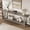 Vintage Gray, variant on GOCAPTAIN 70" Console Table, Modern Wooden Entryway Table with 2-Tier Storage Shelves, Narrow Sofa Table for Living Room, Hallway, Black